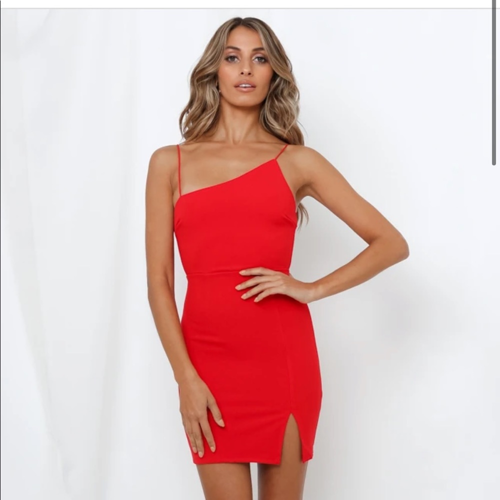 Down to Disco Red Dress
